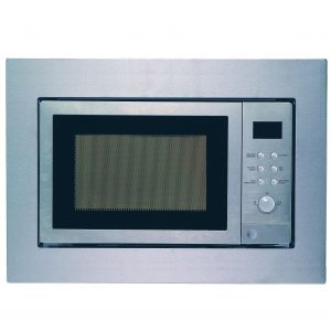 integrated microwave and grill