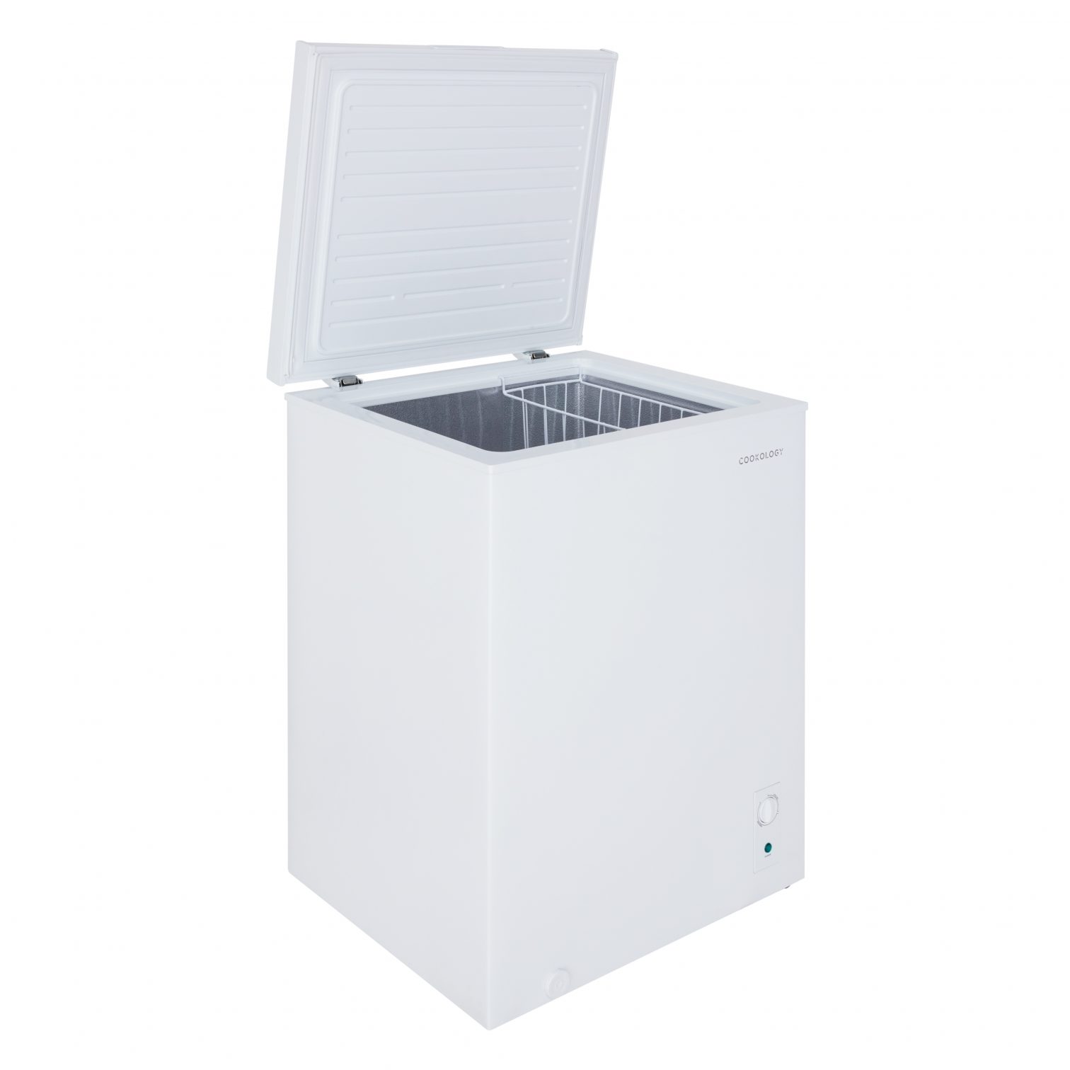 142L White Chest Freezer With Chill Function | Cookology