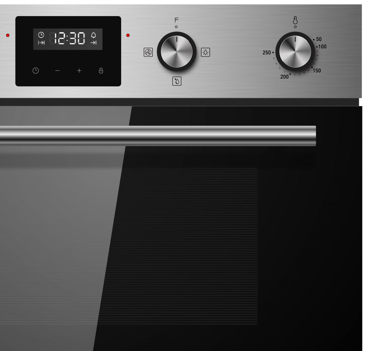 85L Stainless Steel Built Under Electric Double Oven Cookology