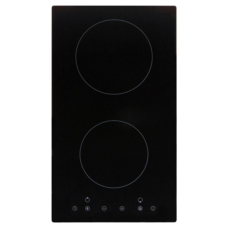 30cm Domino Induction Hob - Black | Cookology