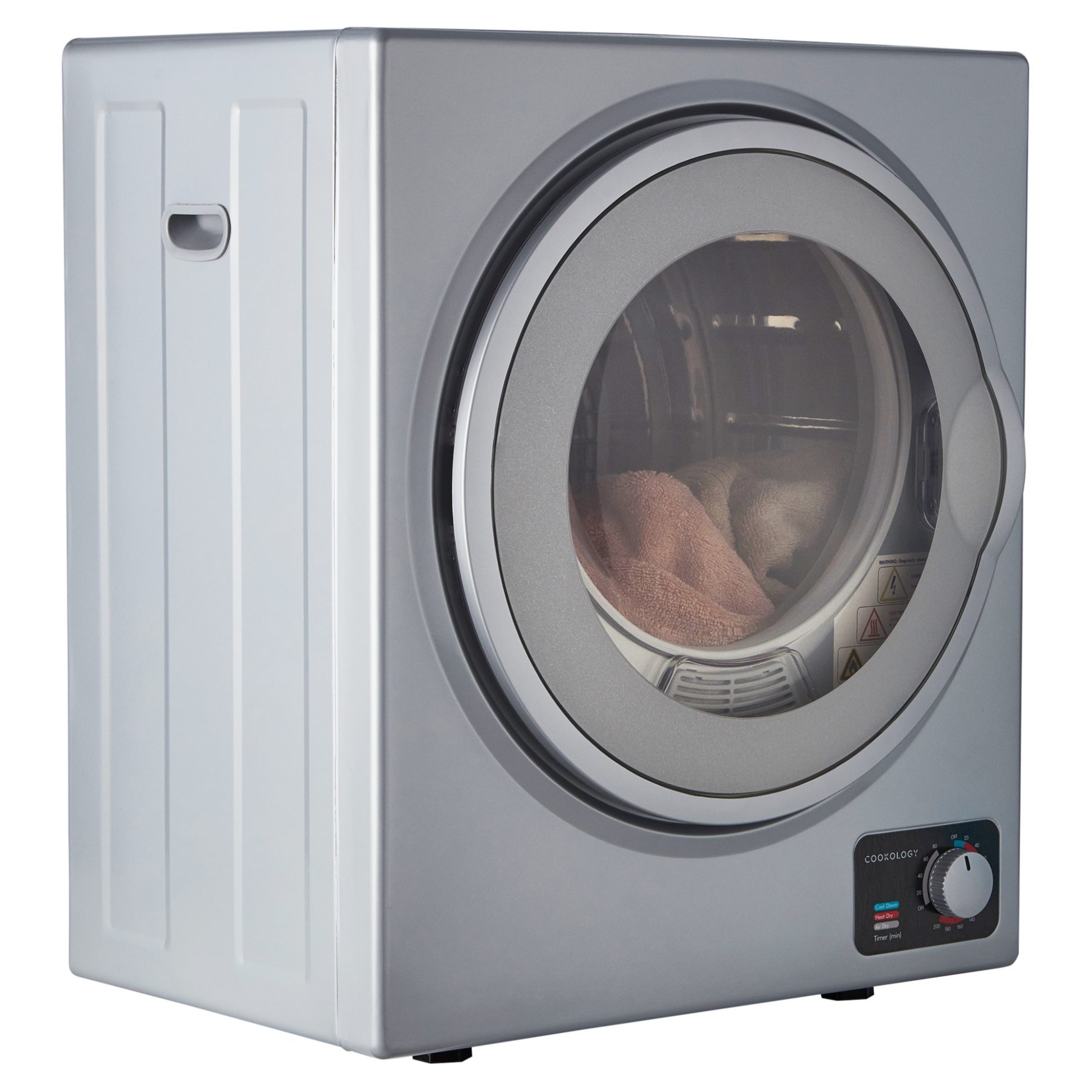 Cookology 2.5kg Mini Tumble Dryer - Silver | Cookology