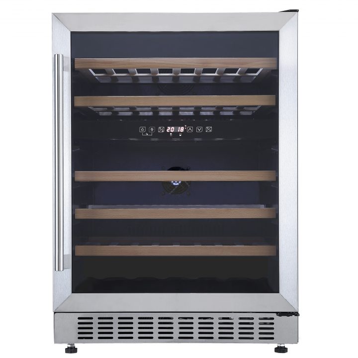 Dual zone wine cooler