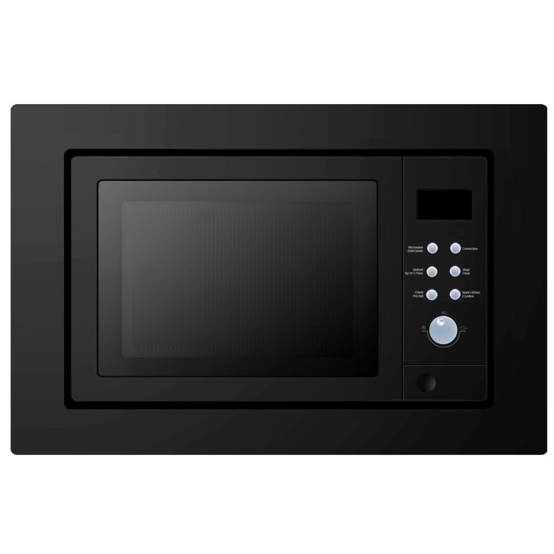 BuiltIn Combination Microwave Oven & Grill Black Cookology