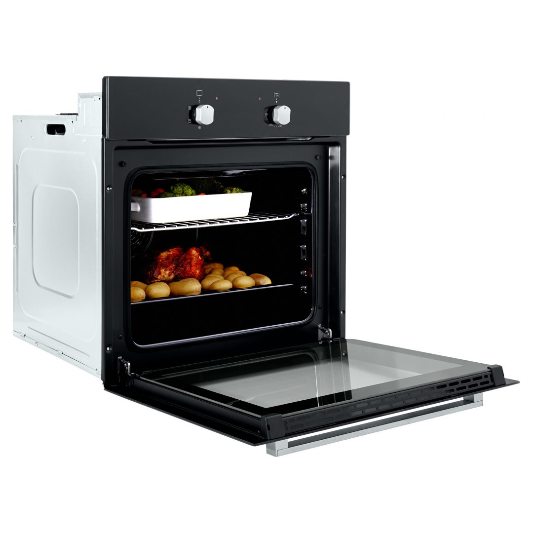 Cookology 60cm Built In Black Electric Fan Oven | Cookology