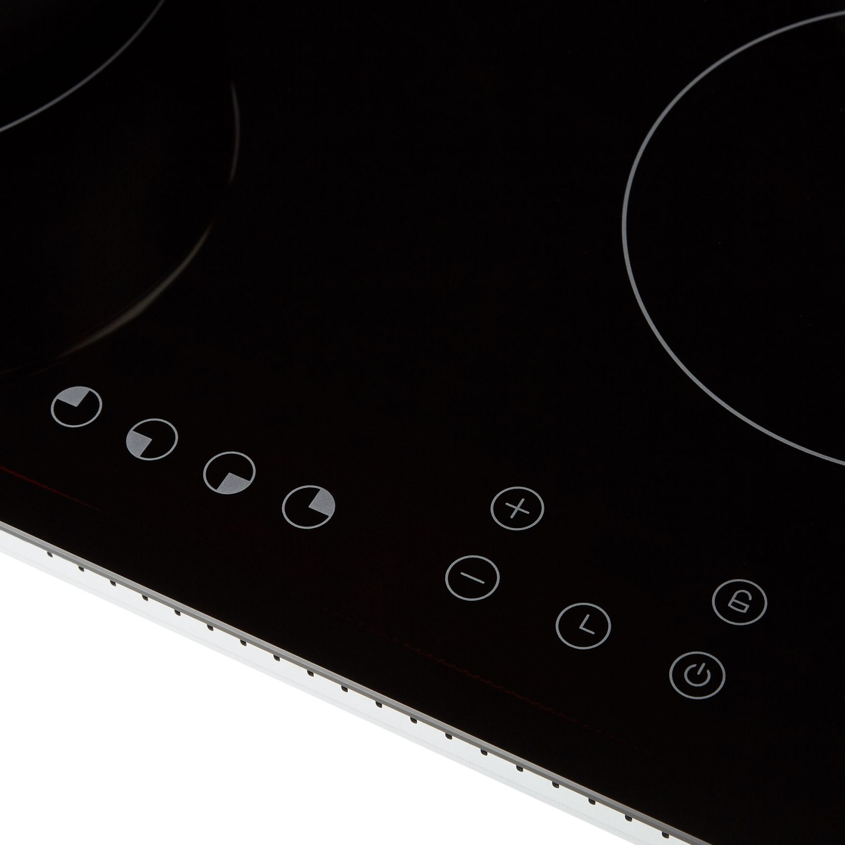 60cm Black 4 Zone Ceramic Hob With Touch Controls | Cookology