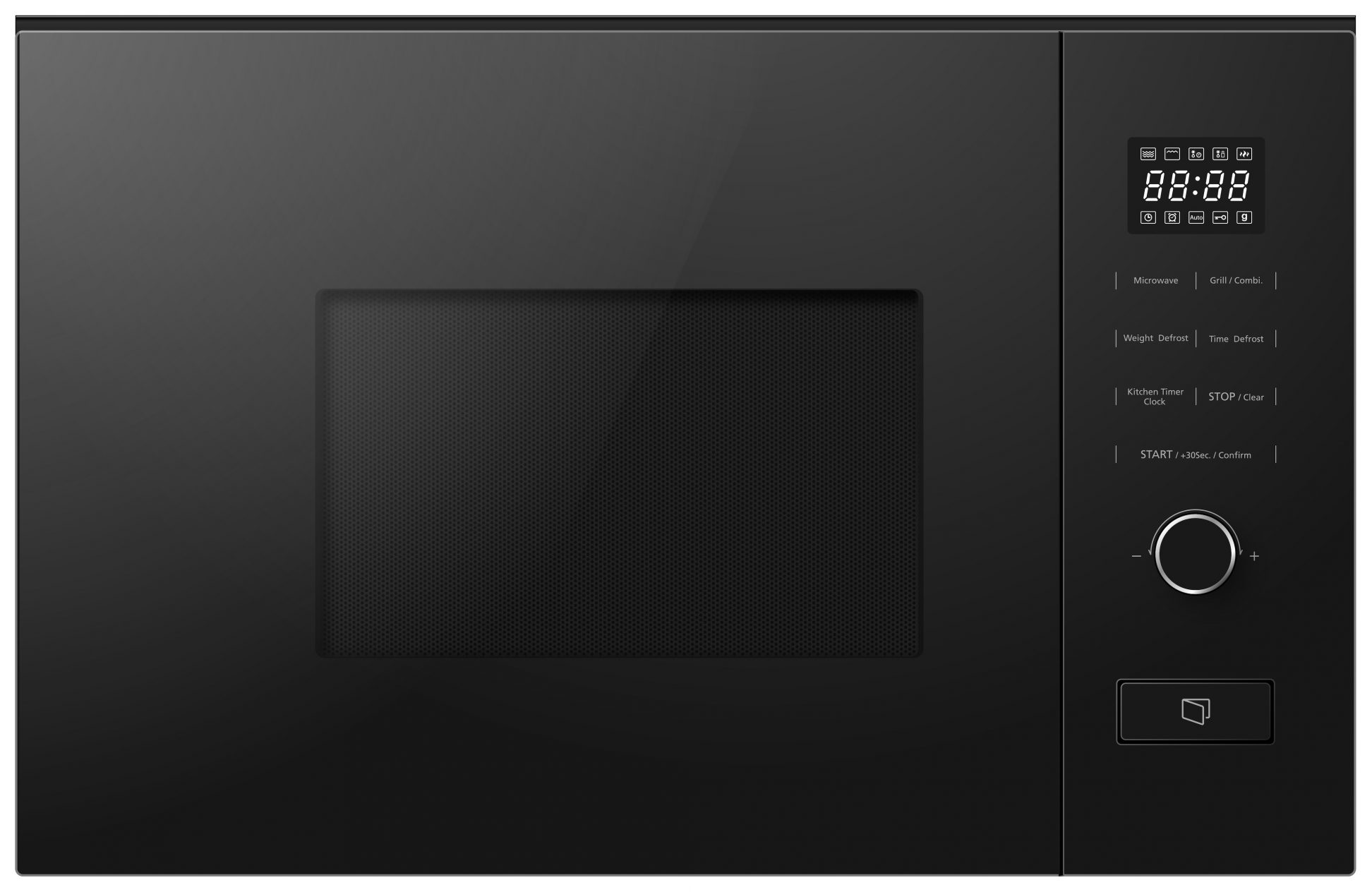 20L Black BuiltIn 800W Microwave Cookology