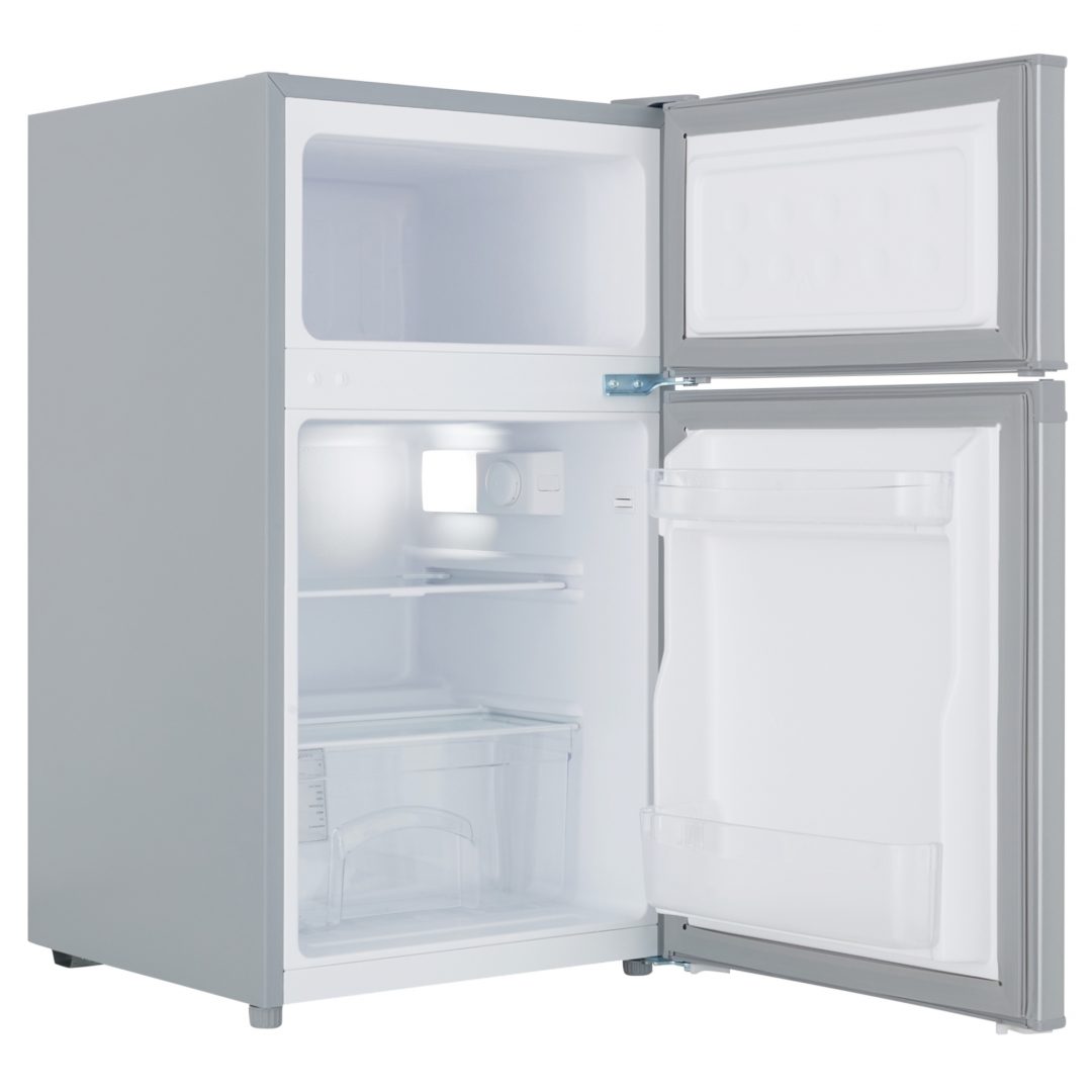 Cookology UCFF87SL 87L Undercounter Fridge Freezer – 2 Door – Silver ...