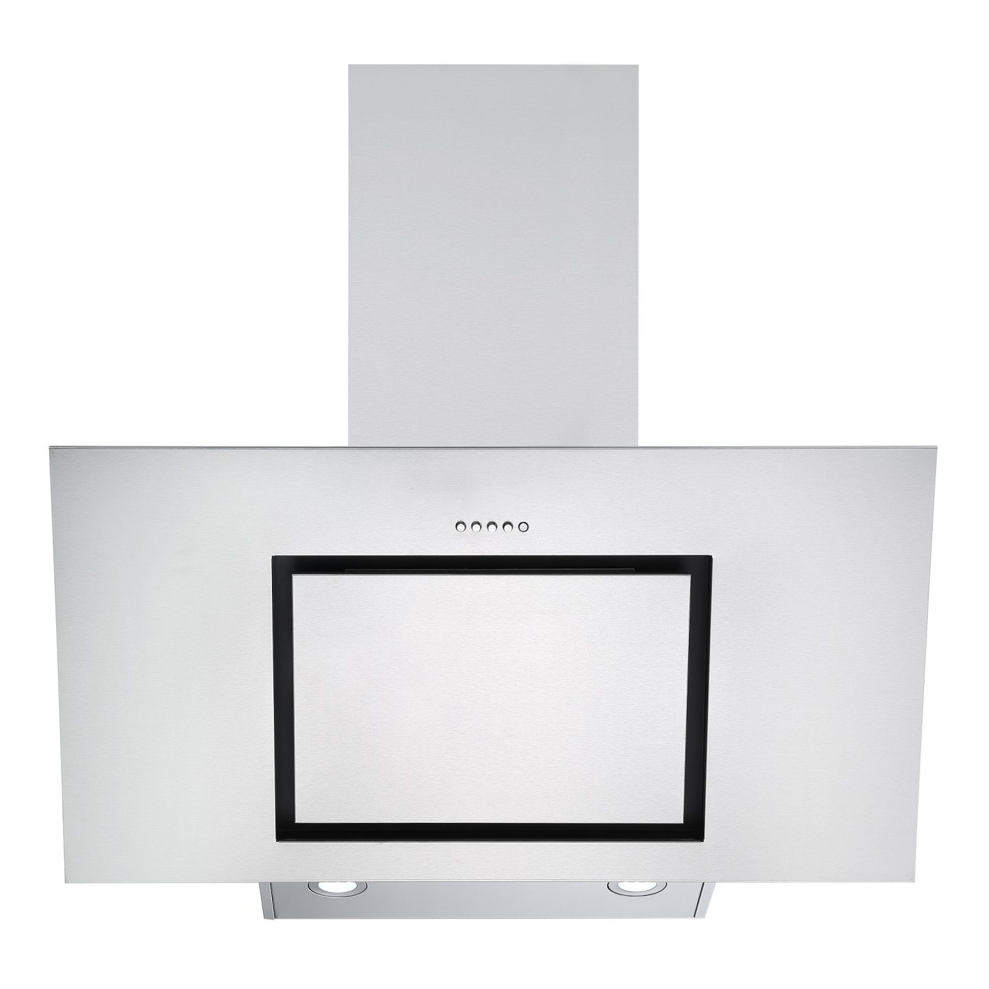 Cookology 90cm Angled Glass Chimney Cooker Hood - Stainless Steel ...