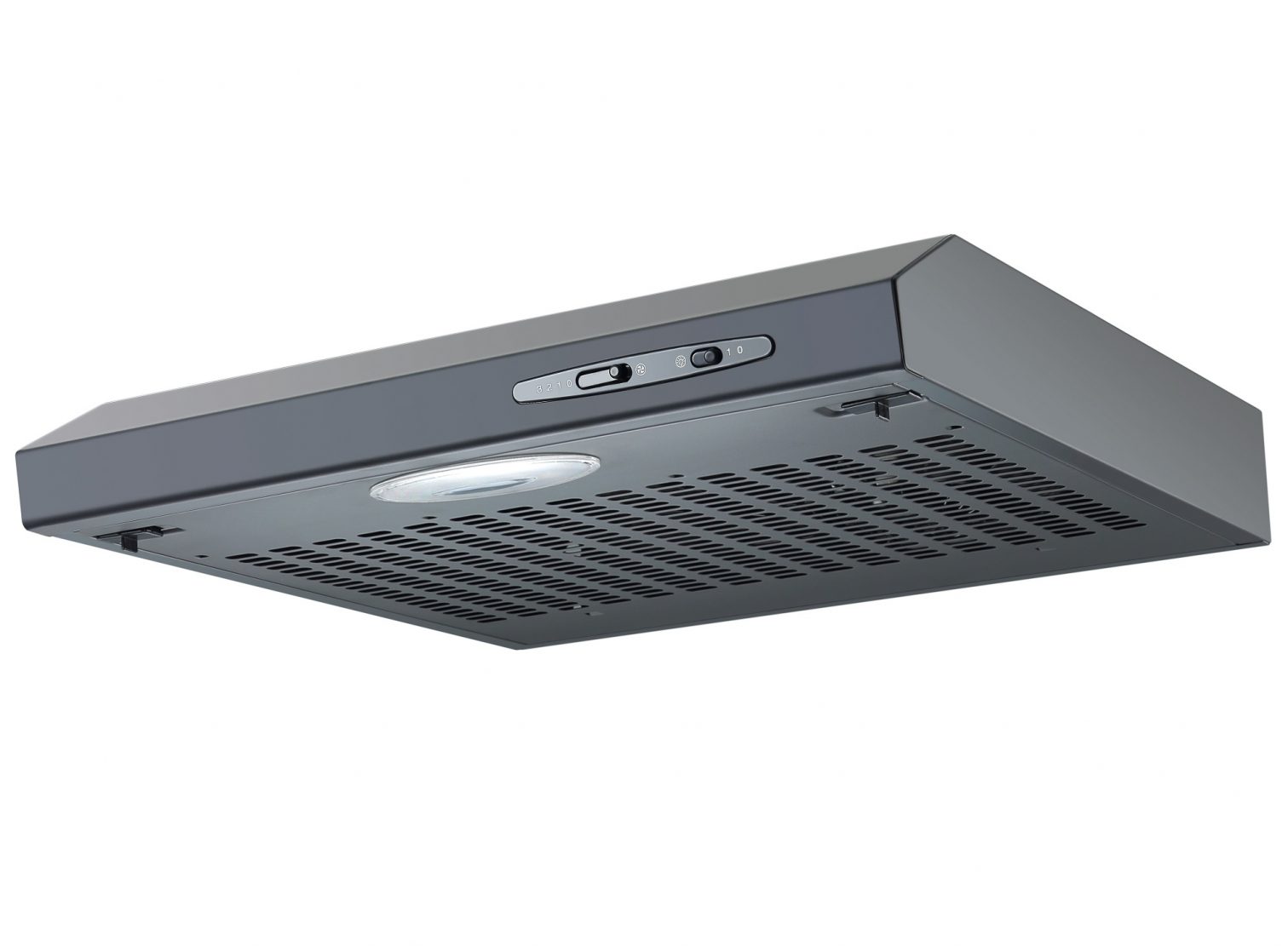 Cookology 50cm Visor Cooker Hood With Extractor Fan - Black | Cookology