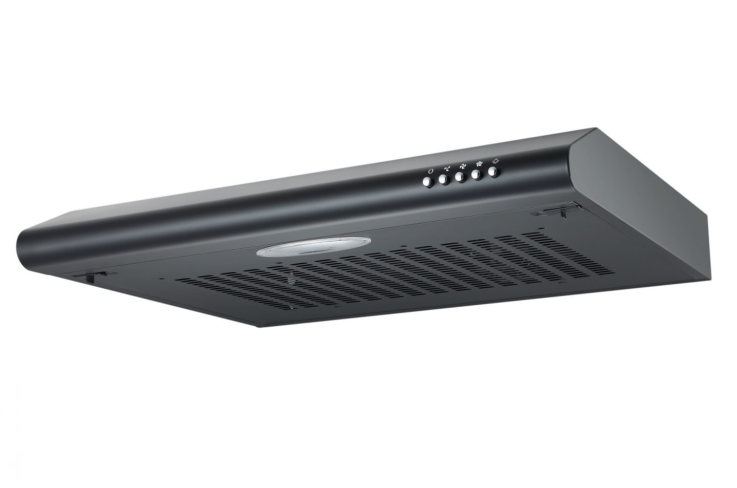 Cookology 60cm Visor Cooker Hood Extractor Fan - Black | Cookology