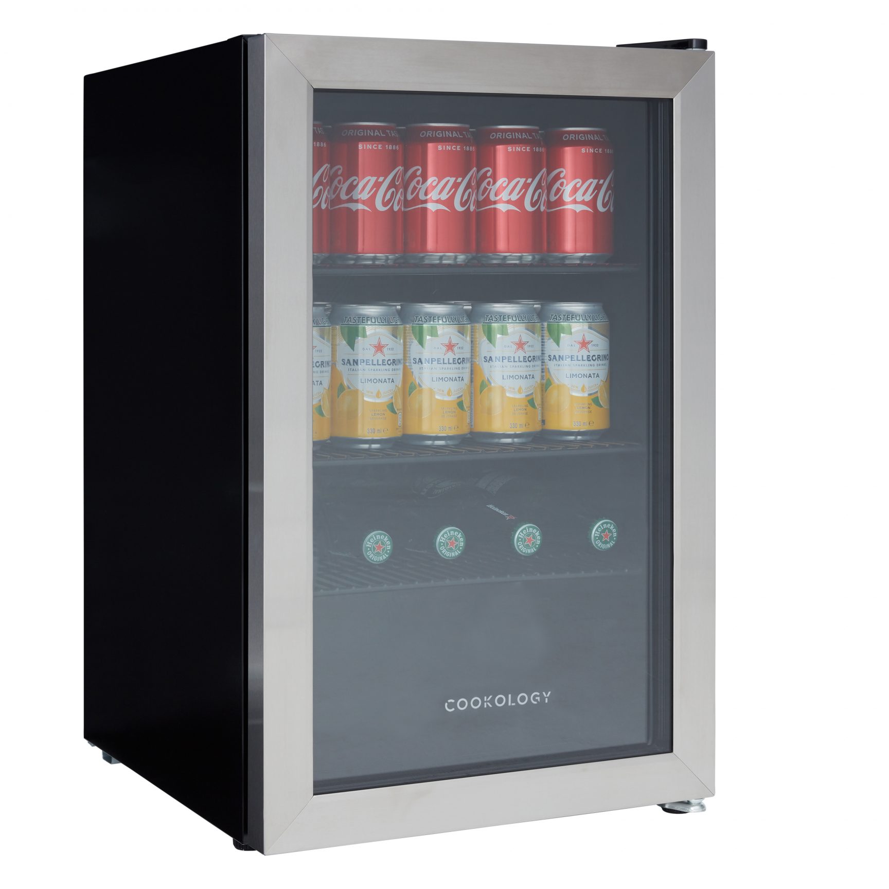 70L Drinks Fridge - Stainless Steel | Cookology