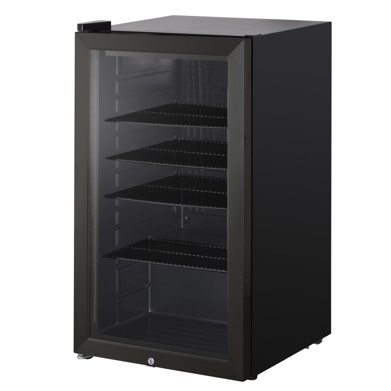 98L Drinks Fridge - Black | Cookology