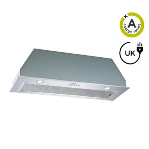 90cm Built-Under Canopy Cooker Hood A+ Energy Rated - Stainless Steel