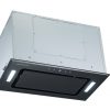 Cookology A+ Energy Rated - 52cm Built Under Canopy Cooker Hood - Black Glass