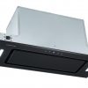 Cookology A+ Energy Rated - 90cm Built Under Canopy Cooker Hood - Black Glass