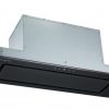 Cookology A+ Energy Rated - 90cm Built Under Canopy Cooker Hood - Black Glass