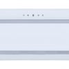 Cookology A+ Energy Rated - 90cm Built Under Canopy Cooker Hood - White Glass