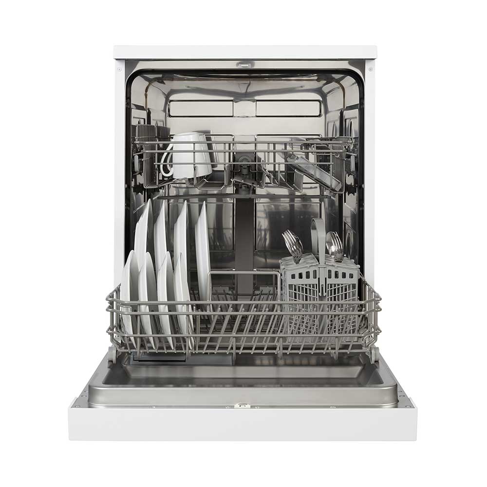 13 Place Settings Freestanding Dishwasher - Black | Cookology
