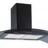 Cookology A Energy Rated - 100cm Chimney Cooker Hood - Black
