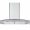 curved glass chimney hood