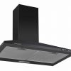 Cookology A Energy Rated - 70cm Chimney Cooker Hood - Black
