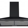 Cookology A Energy Rated - 70cm Chimney Cooker Hood - Black