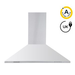 70cm Chimney Cooker Hood A Energy Rated - Stainless Steel