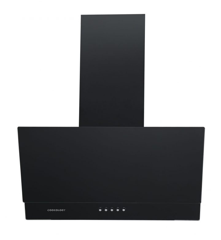 Cookology CHA600BK/A A Energy Rated - 60cm Angled Kitchen Cooker Hood - Black