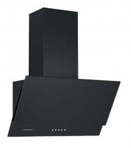 Cookology CHA600BK/A A Energy Rated - 60cm Angled Kitchen Cooker Hood - Black