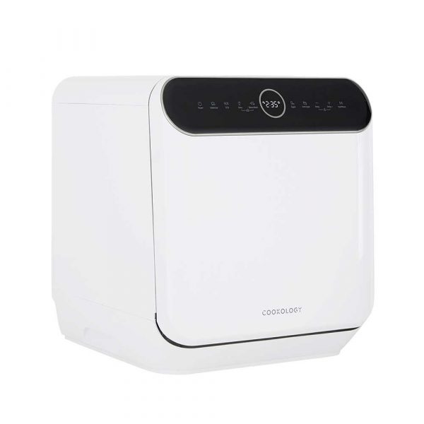 Cookology 2 Place Mini Table Top Dishwasher Silver Cookology