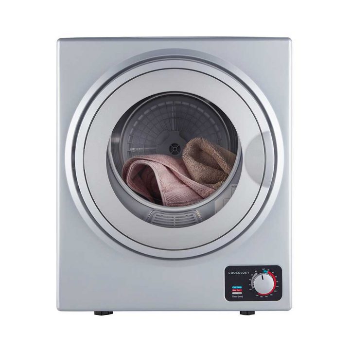 mini tumble dryer in silver