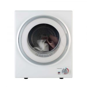 mini tumble dryer in white