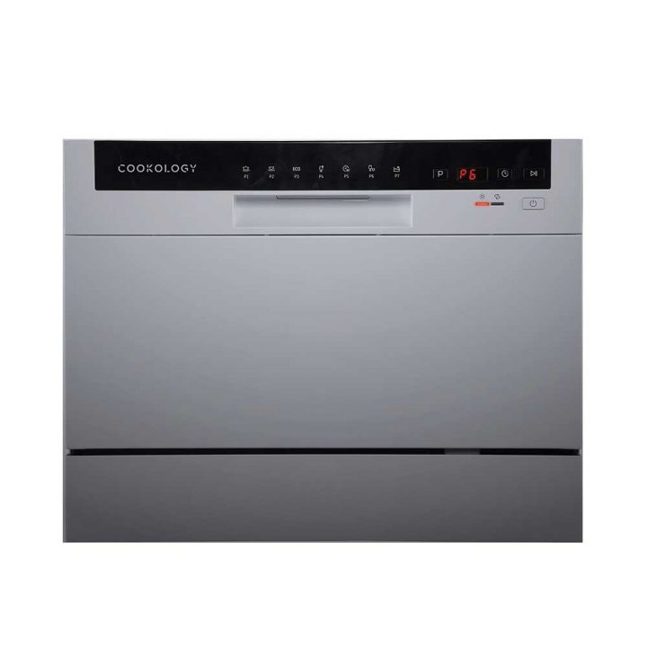 table top dishwasher in silver