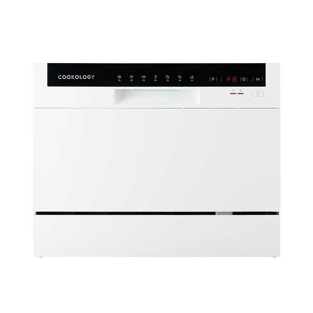 Cookology 6 Place Table Top Dishwasher - White | Cookology