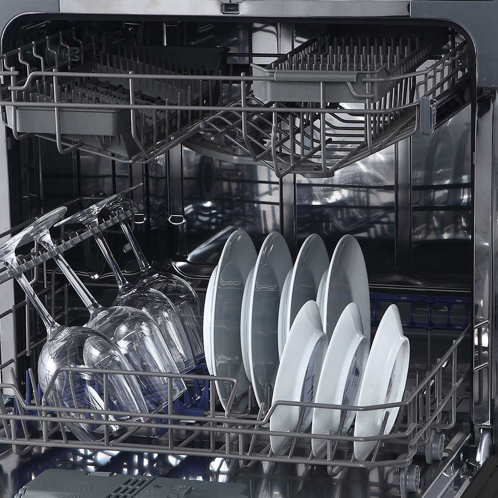 Cookology 8 Place Table Top Dishwasher - Black | Cookology