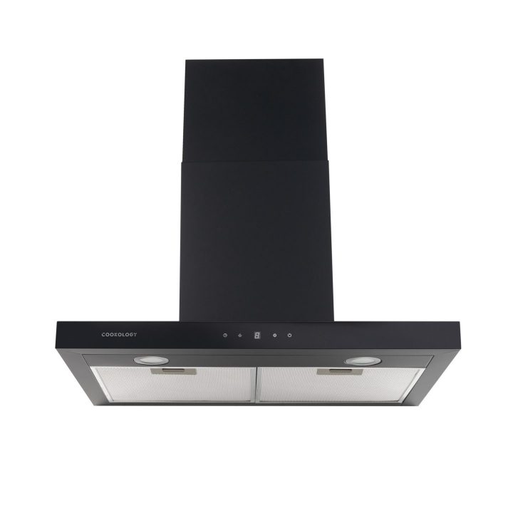 Cookology LINT701BK/A++ Energy Saving 70cm Linear Chimney Cooker Hood - Black
