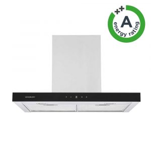 Cookology A++ Energy Rated 70cm Linear Chimney Cooker Hood - Stainless Steel