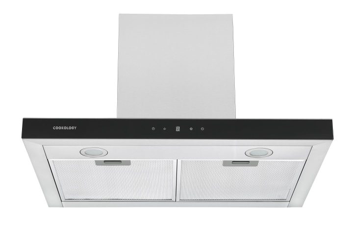 LINT701SS angled view cooker hood