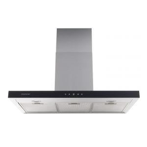 Cookology A++ Energy Saving 90cm Linear Chimney Extractor Cooker Hood - Stainless Steel