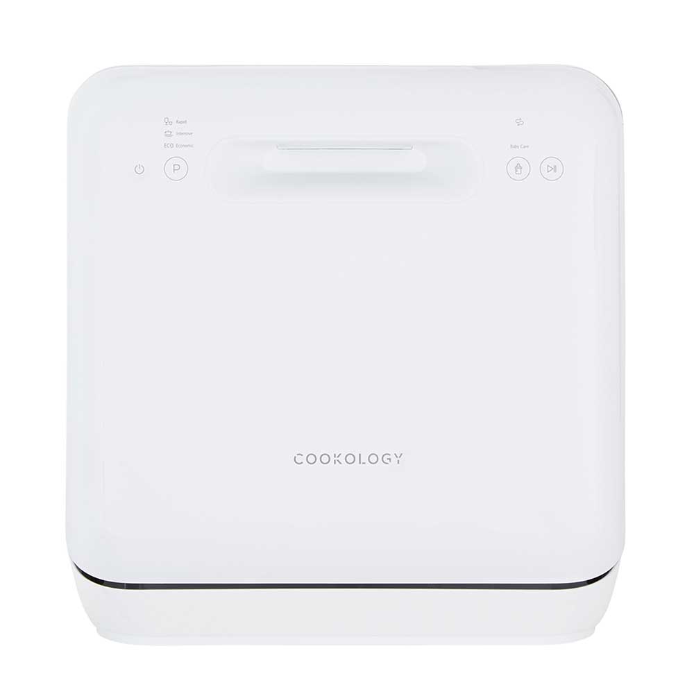 2 Place Setting White Mini Table Top Dishwasher Cookology