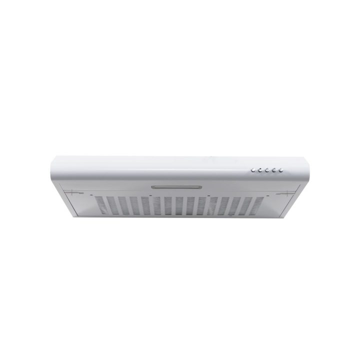 Cookology 60cm Visor Cooker Hood Extractor Fan with LED Light - White