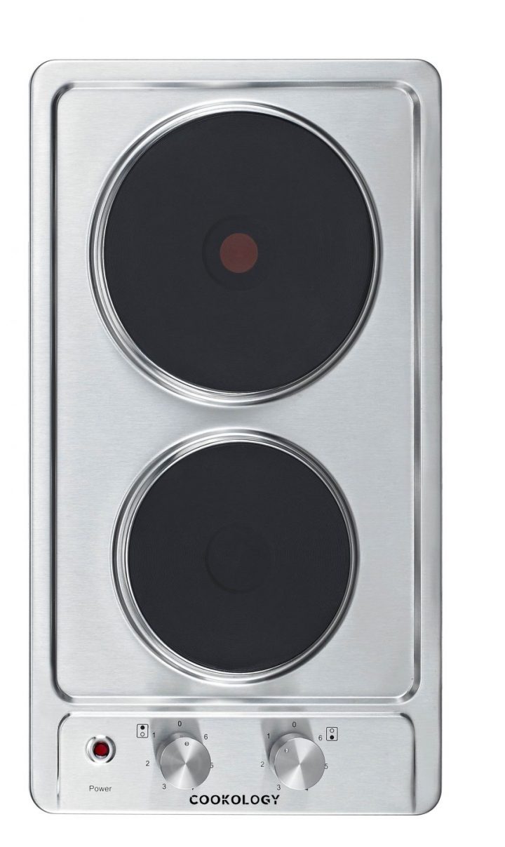 Cookology Solid Plate Two Burner Domino Hob