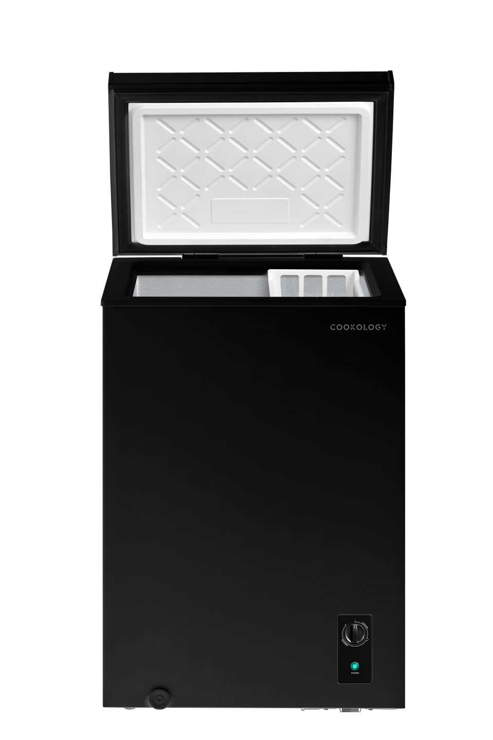 99L Black Chest Freezer With Chill Function | Cookology