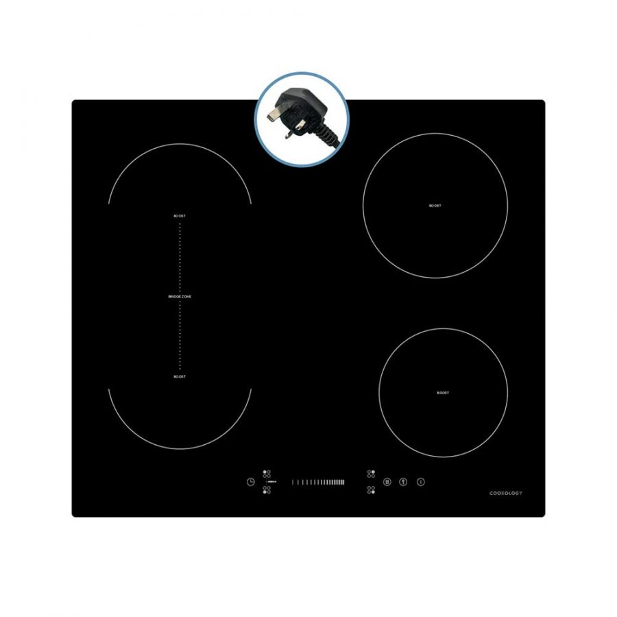 Cookology 90cm Induction Hob With Flexi Zone Function And Dual Ring
