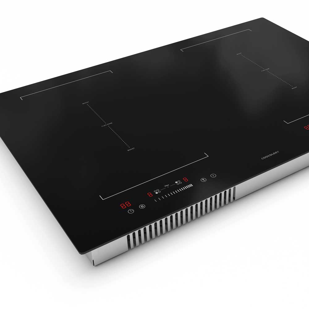 Cookology 77cm Flexi Zone Induction Hob Black Cookology