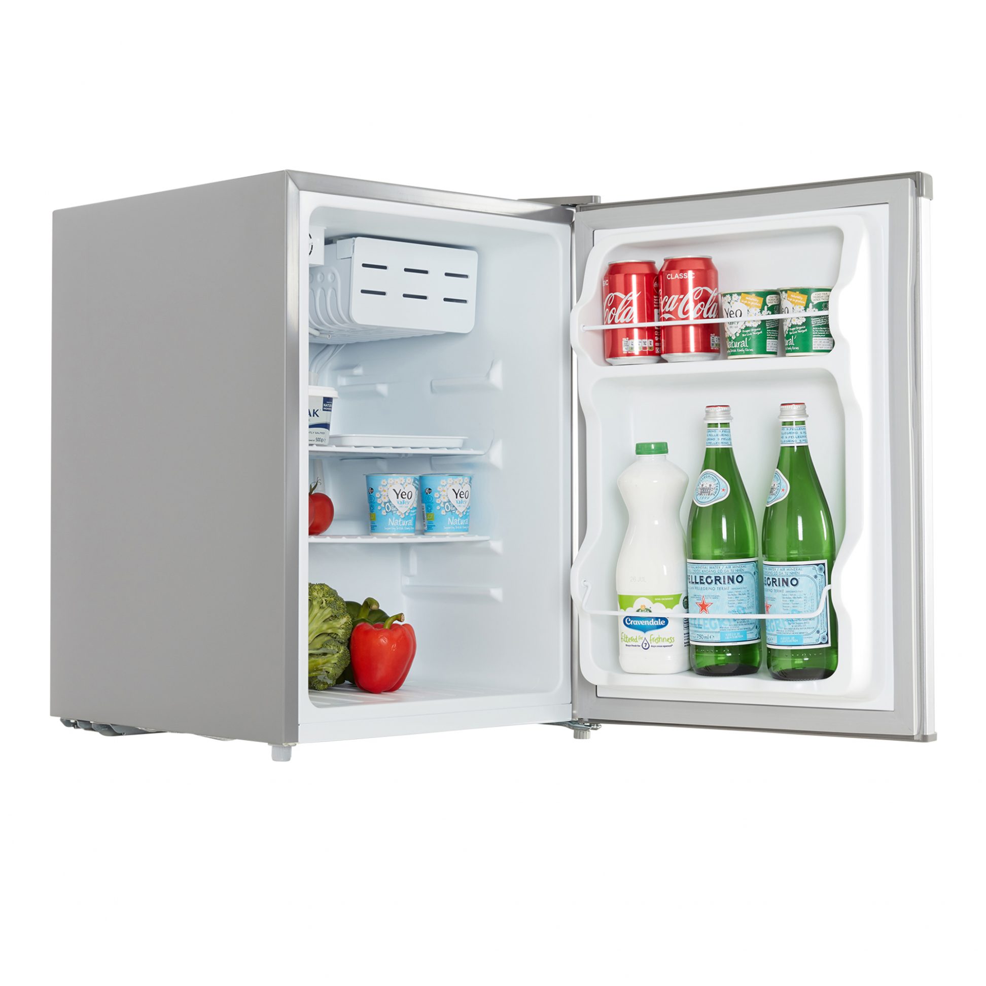 65L Stainless Steel Table Top Mini Fridge Cookology