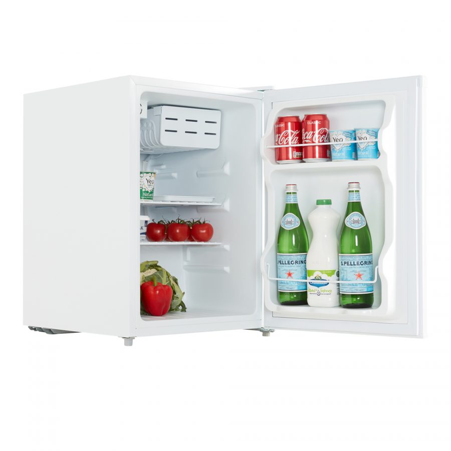 65L Mini Table Top Fridge White Cookology