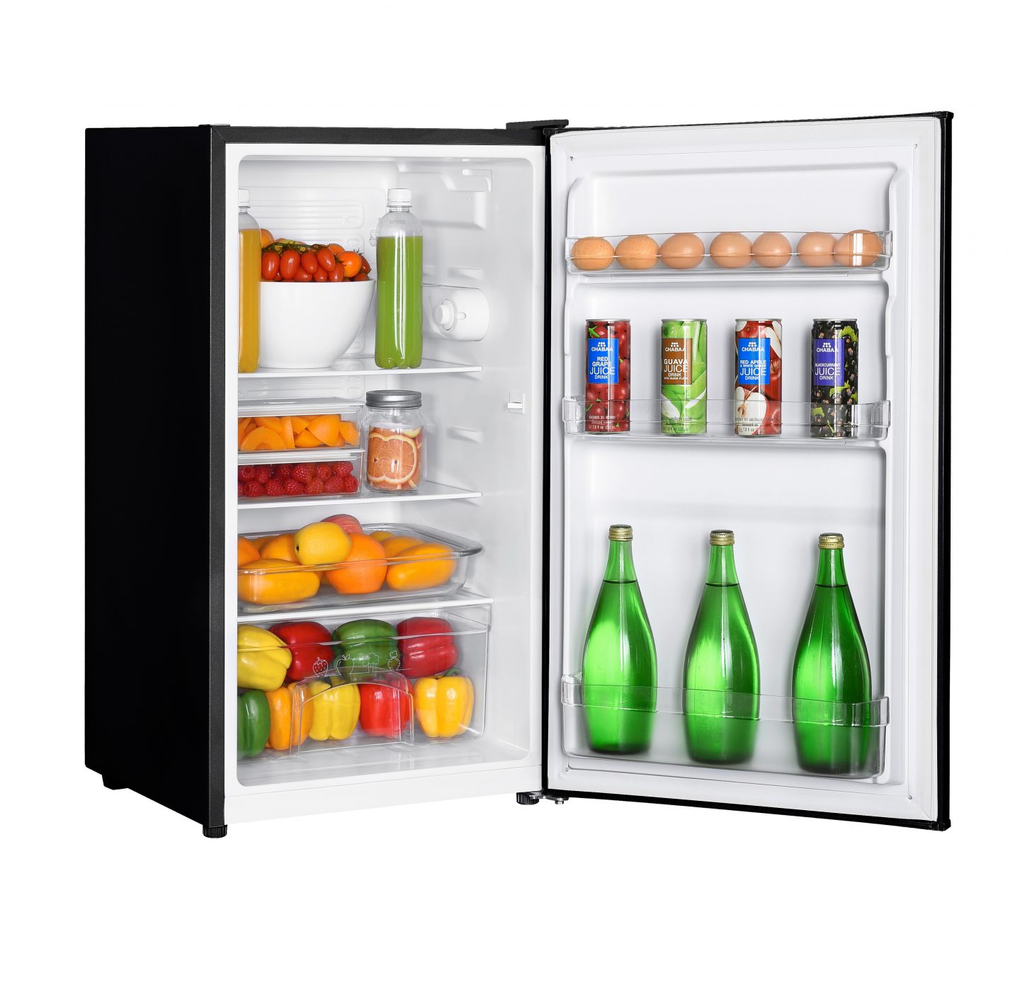 121L Undercounter Fridge - Black | Cookology