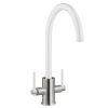HS945-Brushed-Steel-White-Twin-Lever-tap
