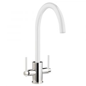 HS945-White-Chrome-Twin-Lever-Tap